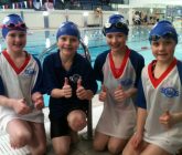 Nine-year-old quartet showcase their talents at Southend on Sea Swimming Club