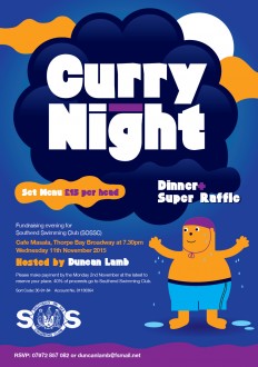 SOSSC Curry Night 11th November '15 (with Bank Details)